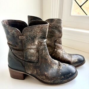 Brown Leather Ankle Boots